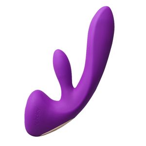 Masaż G Spot Rabbit Dildo Wibrator Dorosłych Zabawki USB Ładowanie Potężny Masturbacja Produkt Silikonowy Wodoodporny Dla Kobiet