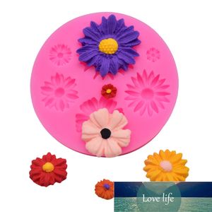 Daisy solros stamen silikon mögel choklad godis diy blomma gör polymer lera mögel cupcake fondant kaka dekoration verktyg fabrik pris expert design kvalitet