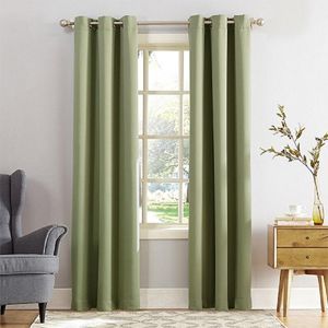 Inya Modern Blackout Curtains For Living Room Bedroom Window Drapes Purple Finished 1 Panel Blind Curtain &