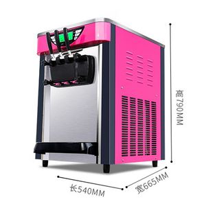 Stainless Steel Soft Ice Cream Makers Machine Desktop Gelato Making Machines Sundae Ice Cream Vending Machine