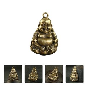 Wholesale brass pendent resale online - Gift Wrap Brass Pendants Maitreya Hanging Pendents Keyring Ornaments
