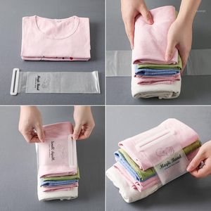 Storage Bags Dormitory Closet Organizer For Socks Self Adhesive Roll Home Separated Underwear Bra Foldable Drawer