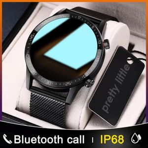 ID L13 Smart Watch Men IP68 Vattentät EKG PPG Bluetooth Samtal Blodtryck Hjärtfrekvens Fitness Tracker Sport SmartWatch