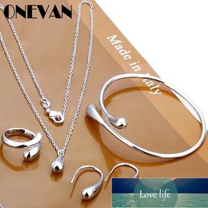 Exquisite Eardrop Shape Pendant Neckalce Water Drop Jewelry Set Hand Chain Bracelet Necklaces Ring Hook Oval Earings for Women Factory price expert design Quality