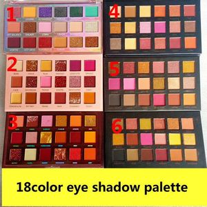 DHL бренд 18 цветной палитра тени для век макияж 18 цветов теней для век матовая высокое качество
