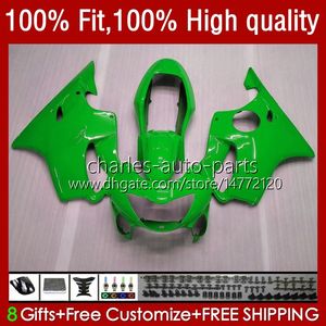 OEM Bodywork for Honda CBR 600F4I 600 F4I FS CC F4 I CBR600F4I 04-07 55NO.191 600CC CBR600 F4I 04 05 2006 2007すべて緑色CBR600FS 2004 2005 06 06 06 07射出フェアリングキット