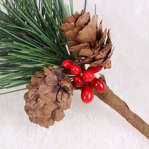 Mini Tannennadeln Weihnachtsbaum Zubehör Geschenkbox Dekoration Künstliche Pflanzen Weihnachtsdekoration Ornamente RRD6822