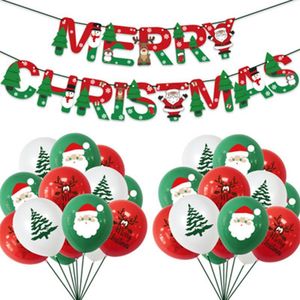 12 inch thick Christmas latex balloons decoration Party Decorations Props Santa Claus Elk balloon wholesale