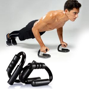 Tryck upp bar fitness push up bar push-ups står barer kolstål material för att bygga bröstmuskler hem gym träning träning x0524