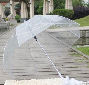 맑은 귀여운 거품 깊은 돔 우산 험담 소녀 바람 저항 투명 버섯 우산 웨딩 장식 # 876