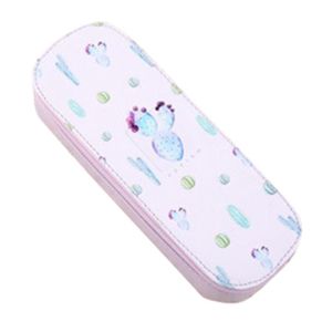 Frische Sukkulenten Pflanzen PU Leder Bleistift Fall Kawaii Schreibwaren Lagerung Organizer Stift Tasche Schule Bürobedarf Für Jungen Mädchen Taschen