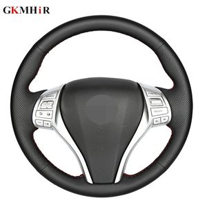 Artificial Leather Car Steering Wheel Cover for Teana Altima 2013-2016 X-Trail QASHQAI Rogue 2014-2016 Sentra Tiida