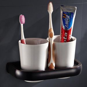 Buscinetti da toilette Thotreers Villa Home Soggiorna El Baglie per bagno Gargarismi coppie tazza di vetro doppi abiti da uomo e donna in cornice