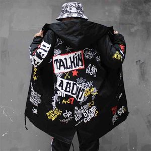 4 월 모모 가을 자켓 Ma1 폭격기 코트 중국 힙합 스타 Swag Tyga 겉옷 Coats Streetwear Overcoats Hombre 210917