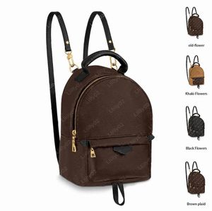 2021 High Quality Fashion Pu Leather Mini size Women Bag Children School Bags Backpack Springs Lady Bag Travel Bag Backpack Style M44873 M44872