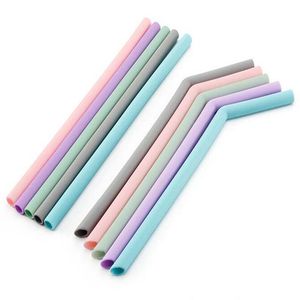 200 pcs silicone bebendo palha multi-cor palhas reutilizáveis ​​dobrado curvado home bar tube acessório