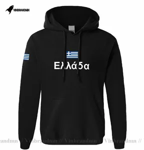 Bluzy męskie Bluzy Grecja Mężczyźni Bluza Soc Hip Hop Hop Streetwear Soccertes Jerseyes Piłkarz Dressuit Nation Greek Flag Hellas G