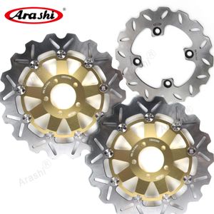 ARASHI Z750 Z750S Anteriore Posteriore Dischi Freno Disco Disco Set Per KAWASAKI Z750 2004 2005 2006 Z 750 Z750S 2005 2006 Z1000