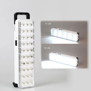 Luzes de emergência LED LUZMA IMPRESSO MINI 30 2 Modo Lâmpada recarregável para acampamento em casa ao ar livre