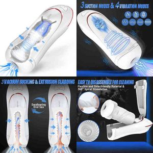 Nxy Automatic Aircraft Cup Masturbation Vibrating Vacuum Suction Blowjob Stroking Device Toys for 0127