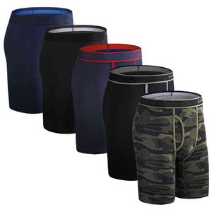 5 шт. Set Boxer Men Plowters Мужские хлопчатобумажные мужские трусики нижнее белье мужчины Boxershorts Homme Высокое качество Установленные шорты Calson H1214