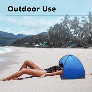 Tenda da campeggio per spiaggia all'aperto, tenda da sole, protezione UV portatile, cabina pop-up, riparo per neonati, sabbia