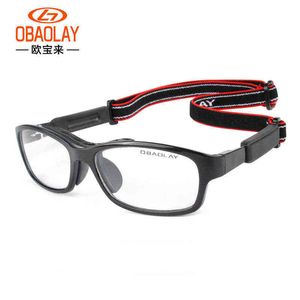 Sportbrillen Anti-Bogen-Basketballbrillen Fußballbrillen Rahmen TR90 Antikollisionsschutz Brillen Fahrrad Radfahren Glas 220120