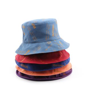 バケツ帽子の両面着用印刷釣り帽子サンキャップメンズとレディースアウトドア夏の大人のカップルギフト