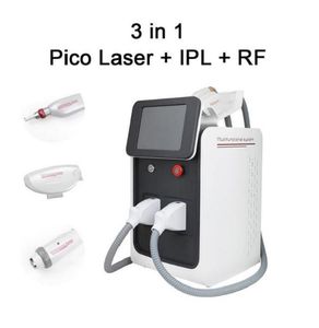 IPL Laser hårborttagning maskin ND YAG Laser Eye Line Ta bort färgstarka tatuering borttagning ögonlinje Ta bort den färgglada RF ansikte lyft skönhet salong utrustning