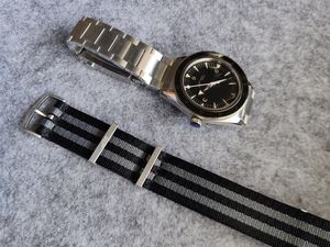 бесплатный подарок дополнительный ремешок НАТО 41 мм мужские часы мужские наручные часы браслет из сапфирового стекла водонепроницаемый автоматический механизм Limited Edition