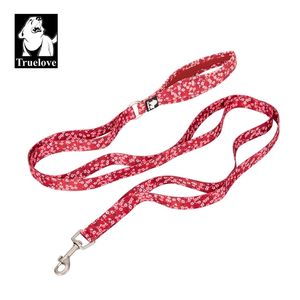 Truelove Floral Pet Leash Neoprene Padded Handle Traffic Control Dog Cat Strong Enough Easy to Use Travel TLL3112 211022