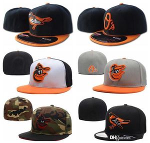 Ready Stock grossistmärke Orioles Baseballkepsar gorras bones Casual Utomhussporter för män kvinnor Monterade hattar