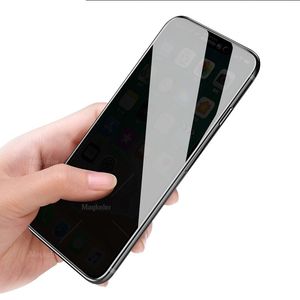 Anti-spy Privacy Full Cover Tempered Glass Protector Silk Printed FOR XIAOMI 10T POCO X3 M3 Redmi K40 Pro 100PCS/LOT SIMPLE OPP