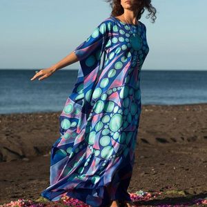 Donne Beachwear Plus Size Cotton Beach Cover Up Ups Ups Tunic Sarong Pareos de Playa Mujer Bikini Dress Women's Swimwear