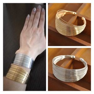 Mode Punky Style Hollow Cuff Retro Braid Big Gold Indian Bangles For Women Charm Vintage Multilayer Wide Bracelet Smycken Q0719