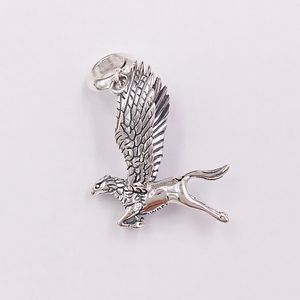 Hot Charms Hippie Jewelry Making Hary Mocer Buckbeak 925 Sterling Silver Pary Bransoletki przez rzeźbione dla kobiet Mężczyźni Zestawy Bransoletka Wisiorek Prezent Urodzinowy WB0094-SC