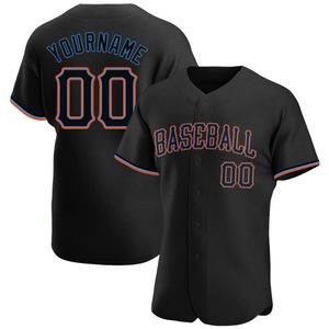 Benutzerdefinierte schwarze Baseball-Jersey 101