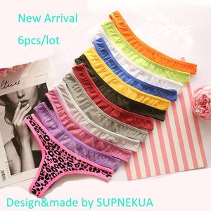 Panties Girl Solid Color G String Teenage Underwear Thong Cotton Bandage Calcinhas Breathable Young Girls Lingerie