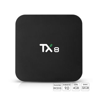 TX8 Rockchip RK3318 TV Box GB GB GB Android Dual WiFi G5G Bluetooth PK H96 Max Smart TOP Box