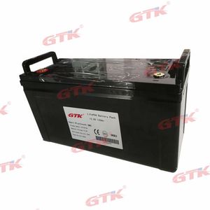 GTK 12.8V Водонепроницаемый LifePO4 Pack 12V 130AH литиевая батарея BMS для Motorhome Boat MPPT Солнечная энергия Хранение Caravan + 10A