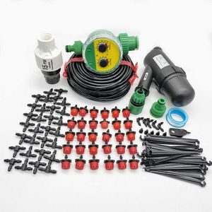 20M Smart Garden Watering Sysytem Automatic Self Drip Irrigation System For Greenhouse Plant Watering Kit Timer 210610