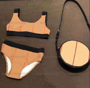 Çocuk Giysileri Kız Tek Parça Mayo Bikini Seti Ekose Çocuk Mayoları Kız Bebek Mayoları Tulumlar Çocuk Beachwear Yüzmek Yaz