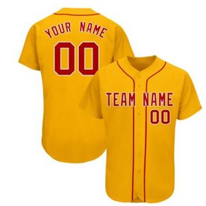 カスタムメンズベースボール100％ed Any Number and Team Names、Make Jersey PlsがS-3XL 048の順序で発言を追加する場合