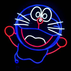 DORAEMON Segno Festa di compleanno Modello di cartone animato Residenziale Luoghi pubblici Decorazione camera da letto per bambini 12 V Super luminoso