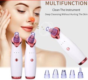 Rengöringstillbehör Facial Pore Vakuum Sug Blackhead Remover Skin Care Diamond Dermabrasion Machine Acne Pimple Removal Face Clean Tool