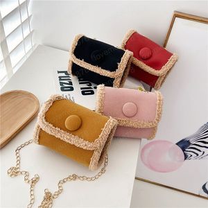 Children's Mini Clutch Bag 2021 Cute Leather Kids Small Coin Wallet Pouch Baby Girls Purse Crossbody Bags Gift