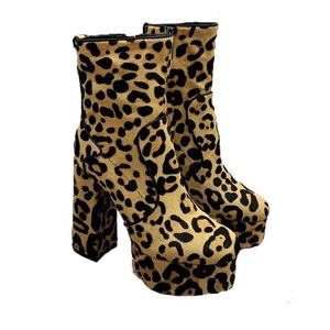 Çizgili Kama Topuk Ayakkabıları toptan satış-Yüksek Kaliteli Kadınlar Lüks Elbise Platformu Kısa Ayakkabı Çizmeler Kadın Kesip Oxford Ayakkabı Kare Topuklu Parti Düğün Ayak Bileği Noble Boot Su Geçirmez cm