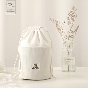 Storage Bags Product Cotton Canvas Cosmetic Bag Multifunctional Desktop Stationery Home Travel