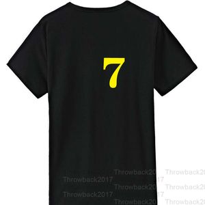 No7 Black II T-Shirt zum Gedenken, exquisite Stickerei, hochwertiger Stoff, atmungsaktiv, Schweißabsorption, professionelle Produktion