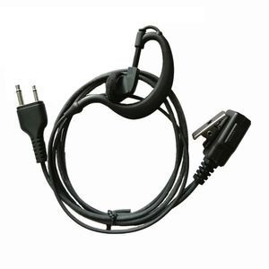 2 Spille G Forma Auricolare Auricolare Auricolare Gancio PTT Per ICOM IC-F3S IC-F4SR IC-F10 IC-F21 IC-T22A IC-4008 IC-4088SR Radio